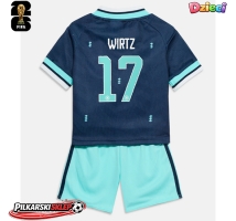 Niemcy Florian Wirtz #17 Koszulka Wyjazdowa dzieci MŚ 2026 Krótki Rękaw (+ krótkie spodenki)